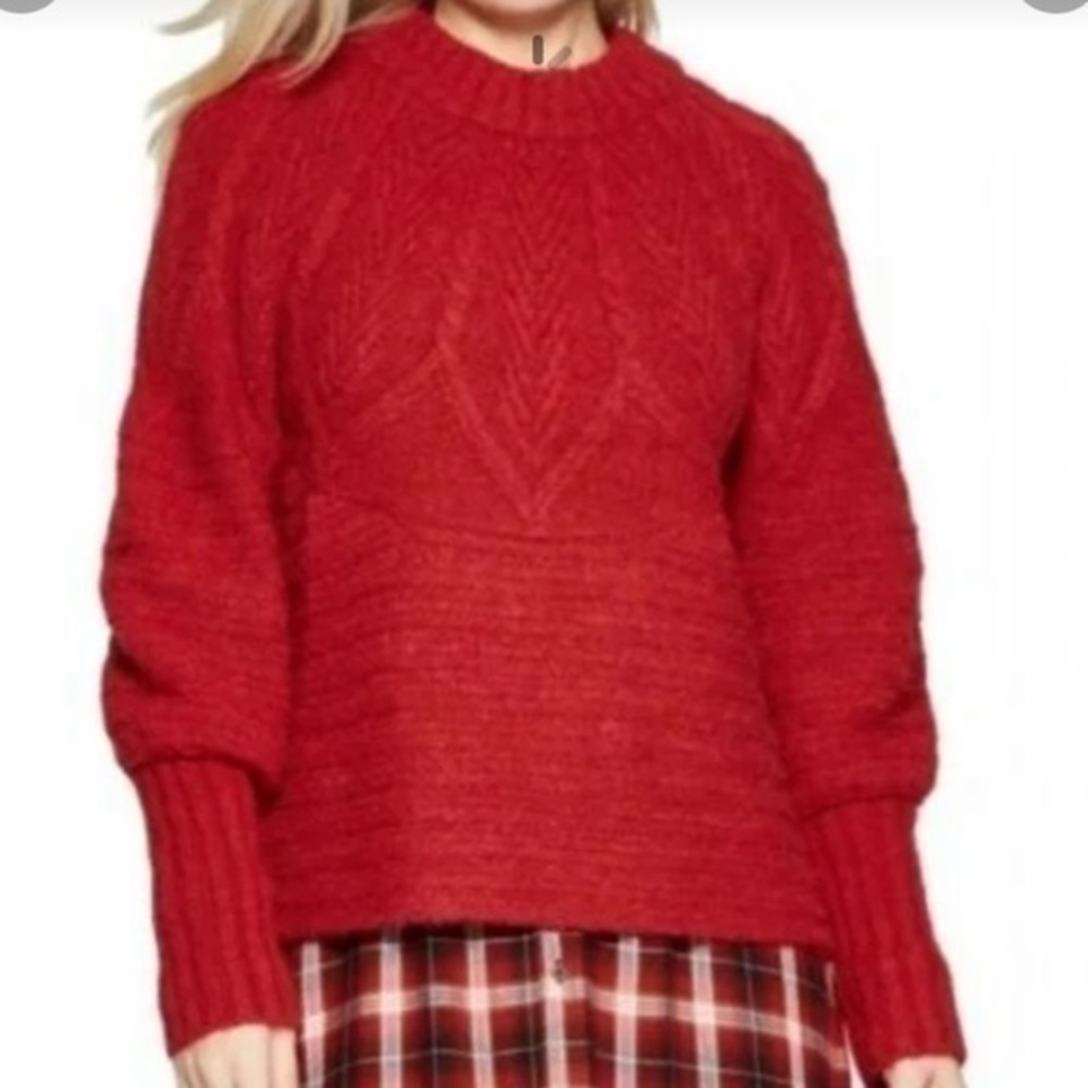 Universal Thread balloon sleeve soft sweater S NWT